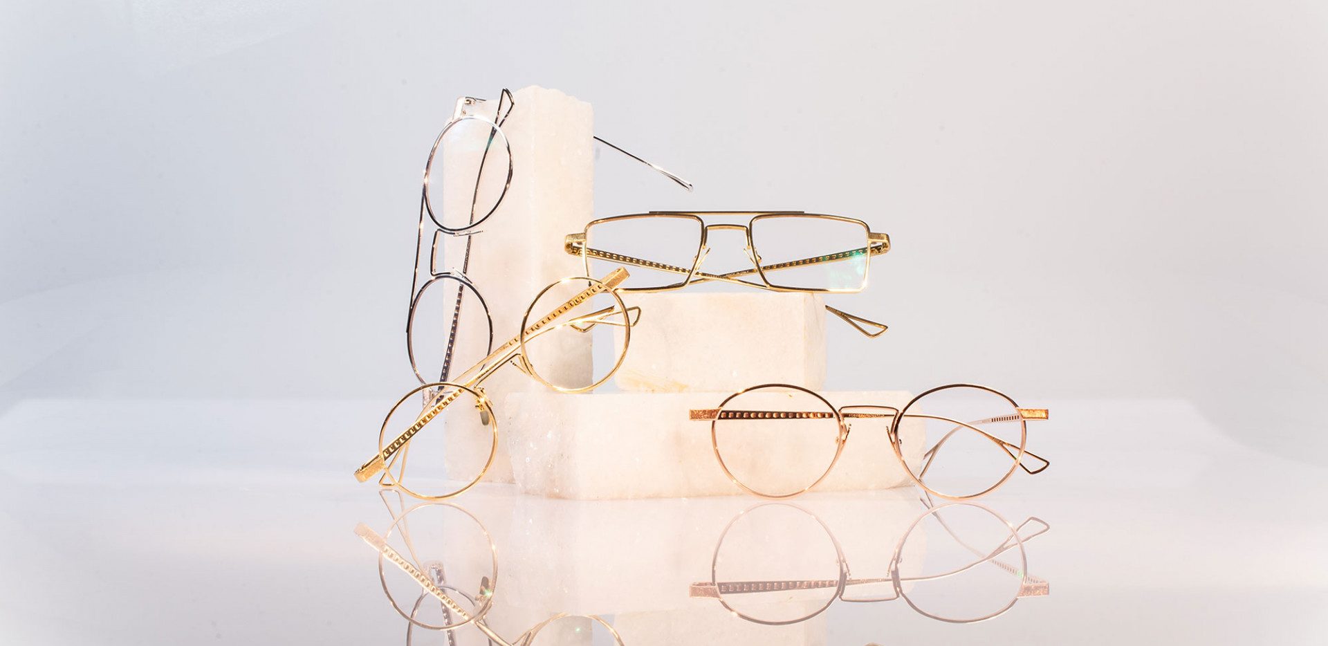 set of glasses, precious eyewear