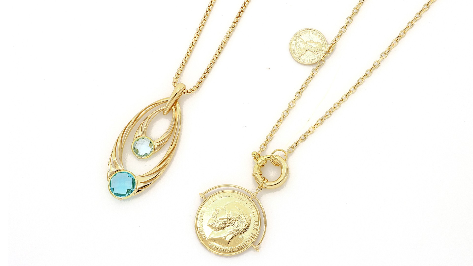 set of gold necklace